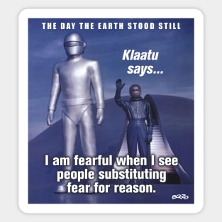 The Day The Earth Stood Still 1 Sticker